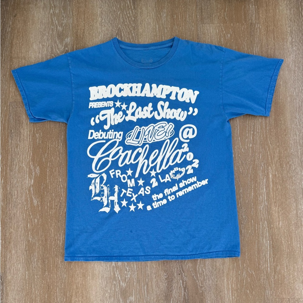 Brockhampton “The Last Show” Coachella Concert T-Shirt Unisex Size XL